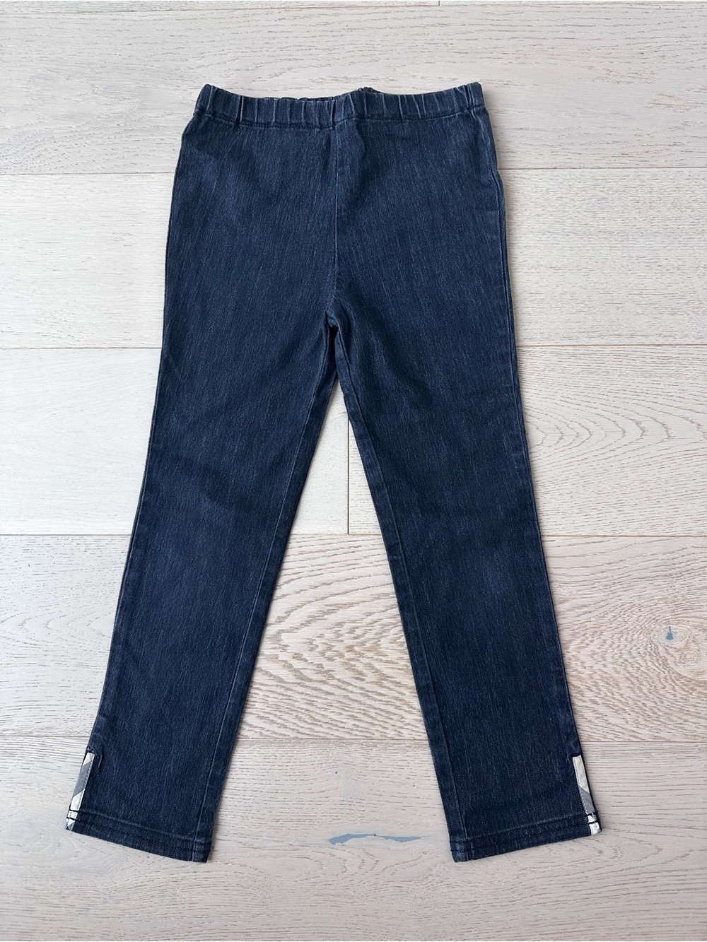 Girls' Dark Blue Straight-Leg Jeans